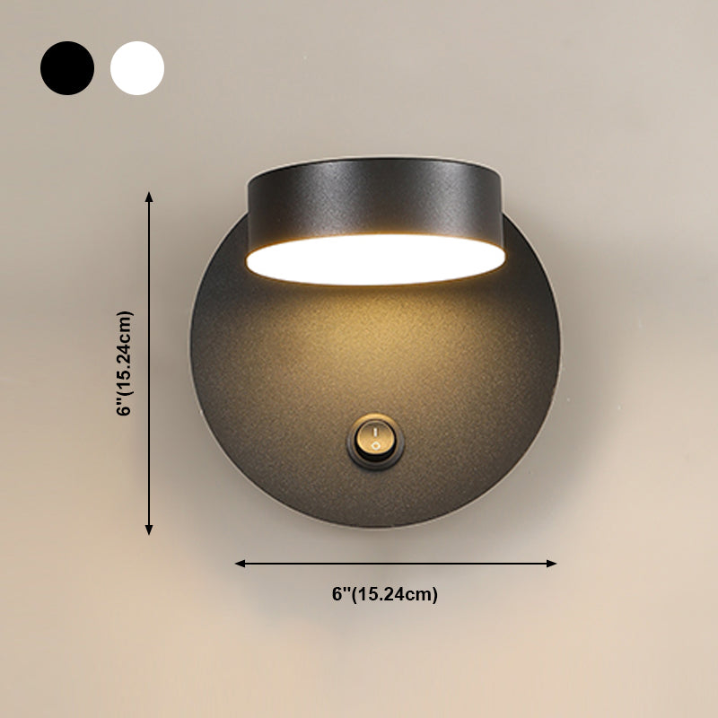 Moderner Stil Verstellbarer LED -Wandleuchten Beleuchtung Metall 1 Leuchttaute leichte Lampen