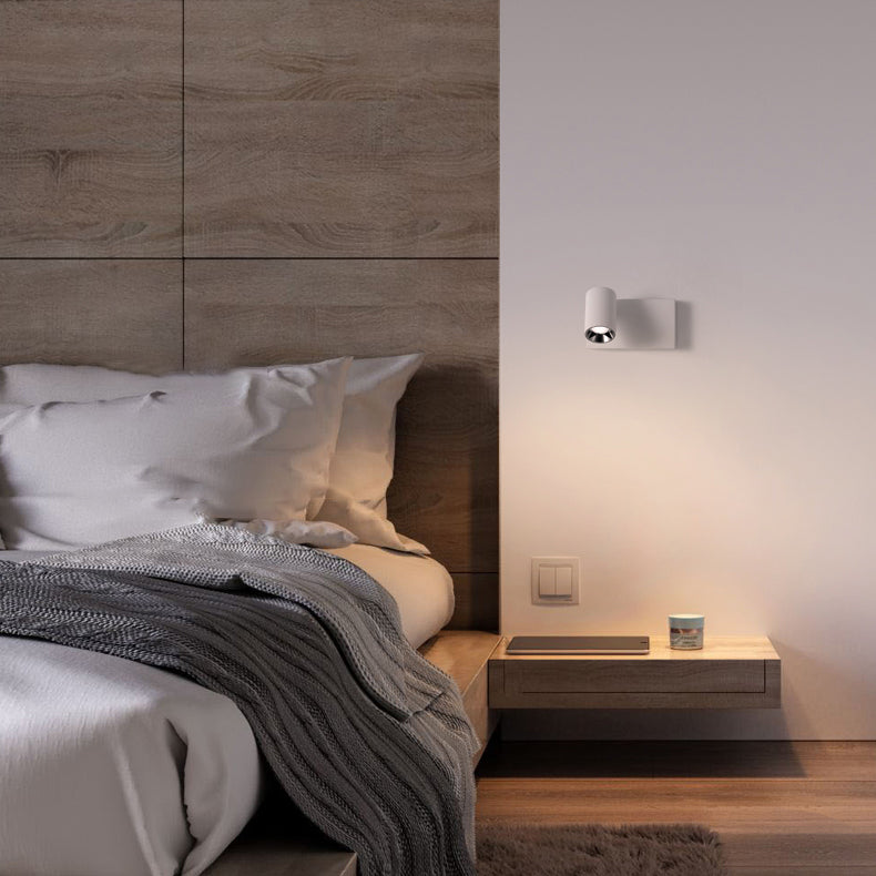 Moderner Stil Verstellbarer Zylinderwandleuchten Beleuchtung Metall 1 Leichte LED -Wandmontagelampen