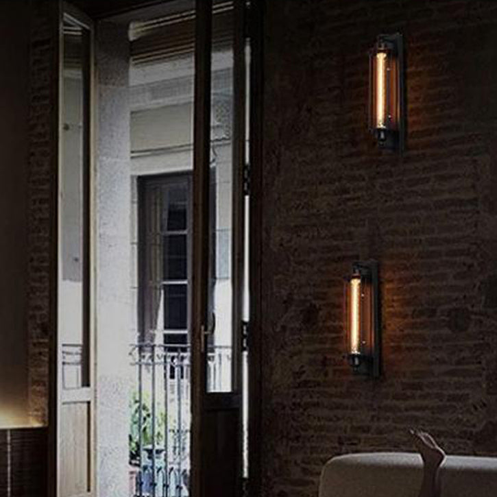 Stile industriale Accensione rettangolare SCONCE METALI