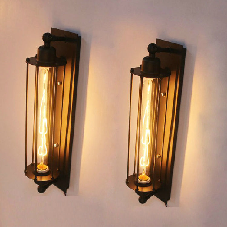 Stile industriale Accensione rettangolare SCONCE METALI