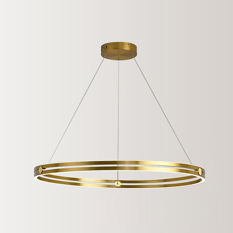 Modern Minimalism LED Pendant Light Silicone Linear Chandelier for Living Room