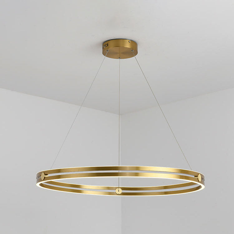 Modern Minimalism LED Pendant Light Silicone Linear Chandelier for Living Room