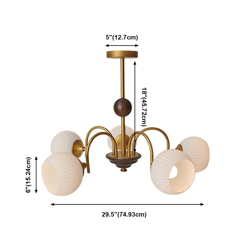 Lampadario moderno di lussuoso luminoso in vetro luminoso per spazi interni