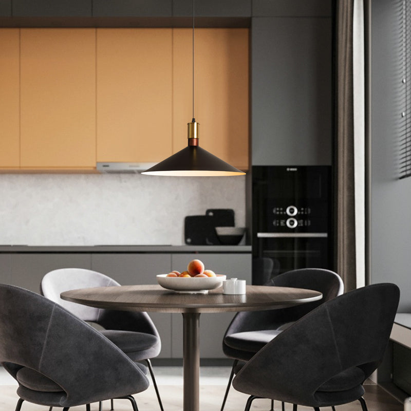 Elektroplatte Eisen anheizen helles modernes, sich verjüngter Makaroon -Hanglampe für Esszimmer