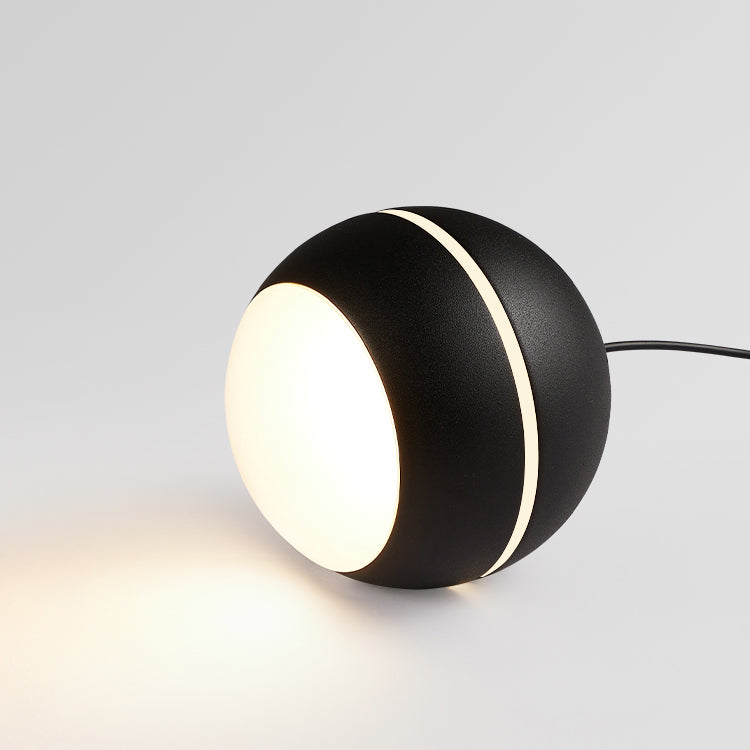 Acryl Globe -LED -Pendellicht im modernen prägnanten Stil Aluminium Innenhängelampe