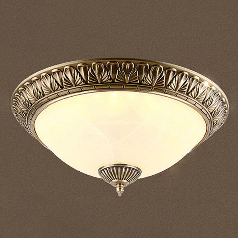 Plafonnier géométrique en verre blanc, Style traditionnel, plafonnier pour chambre à coucher