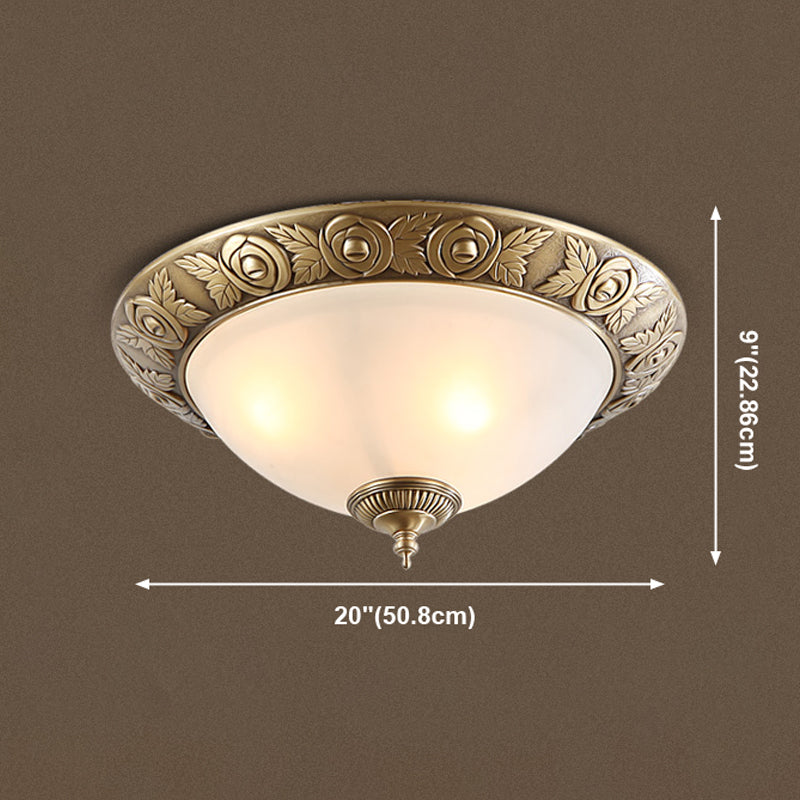 Plafonnier géométrique en verre blanc, Style traditionnel, plafonnier pour chambre à coucher