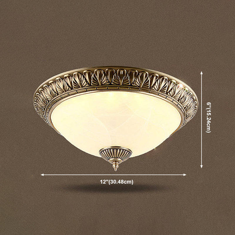 Plafonnier géométrique en verre blanc, Style traditionnel, plafonnier pour chambre à coucher