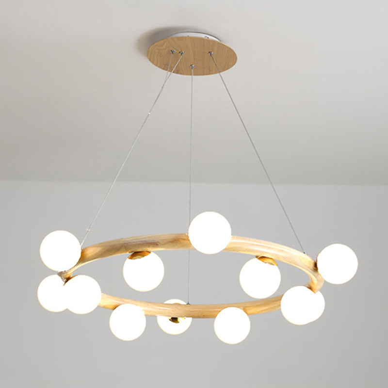 Wagon Wheel Chandelier Light Fixtures Modern Multi-Head Hanging Pendant Lamps for Living Room