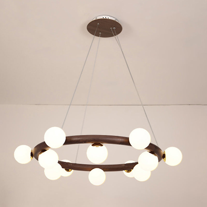 Wagon Wheel Chandelier Light Fixtures Modern Multi-Head Hanging Pendant Lamps for Living Room