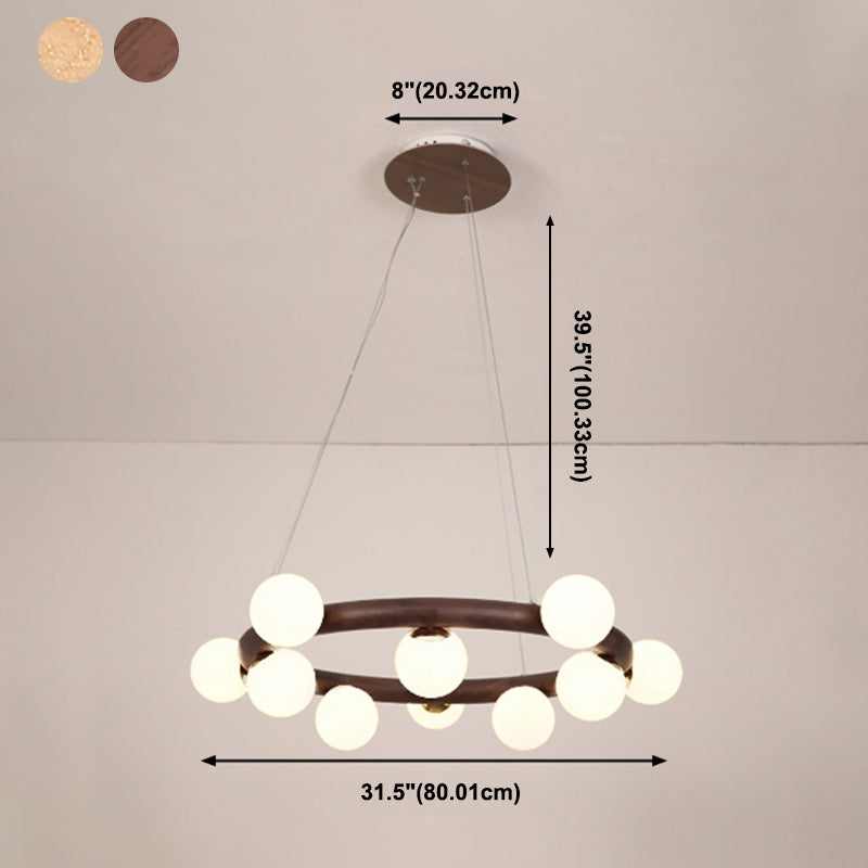 Wagon Wheel Chandelier Light Fixtures Modern Multi-Head Hanging Pendant Lamps for Living Room