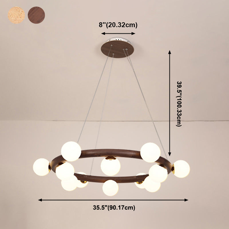 Wagon Wheel Chandelier Light Fixtures Modern Multi-Head Hanging Pendant Lamps for Living Room