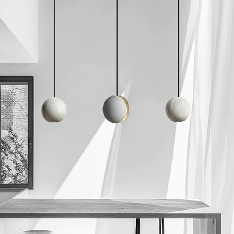Modern Pendant Light Sferical Shape Appeding Light Freepurs per soggiorno