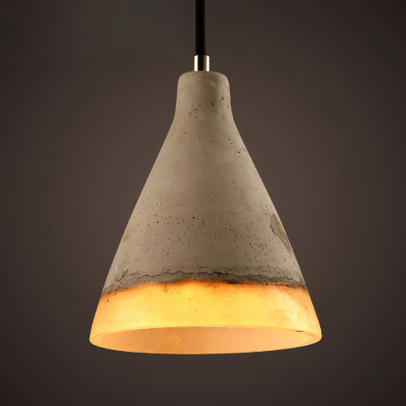 Cement hangende lichtkit eenvoud ophanging hanglamp voor woonkamer slaapkamer