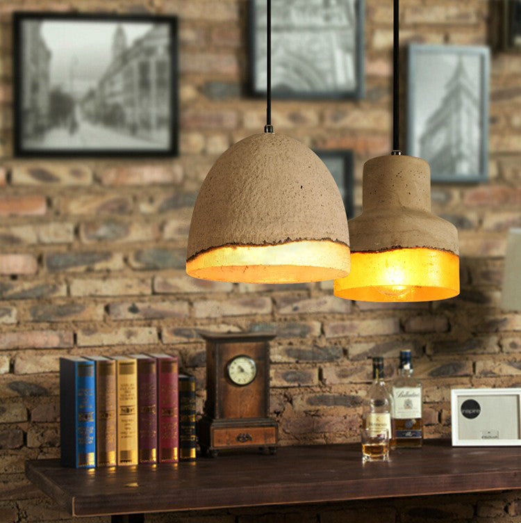 Zement hängen leichte Kit Einfachheit Suspension Anhängerlampe für Wohnzimmer Schlafzimmer