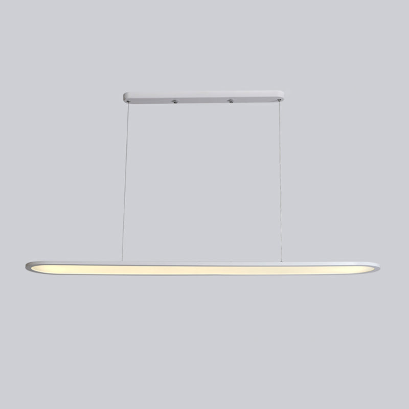 Nordic Modern LED Island Light Metal Pendant Light Fixture for Dining Room