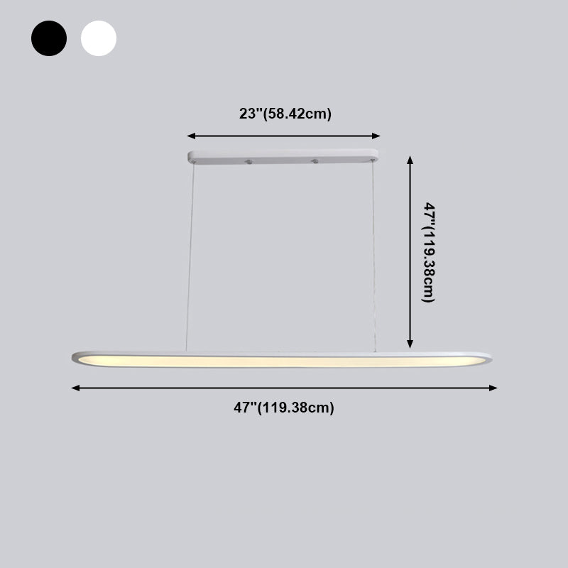Noordse moderne LED Island Licht metalen hanglamp Lichtarmatuur voor eetkamer