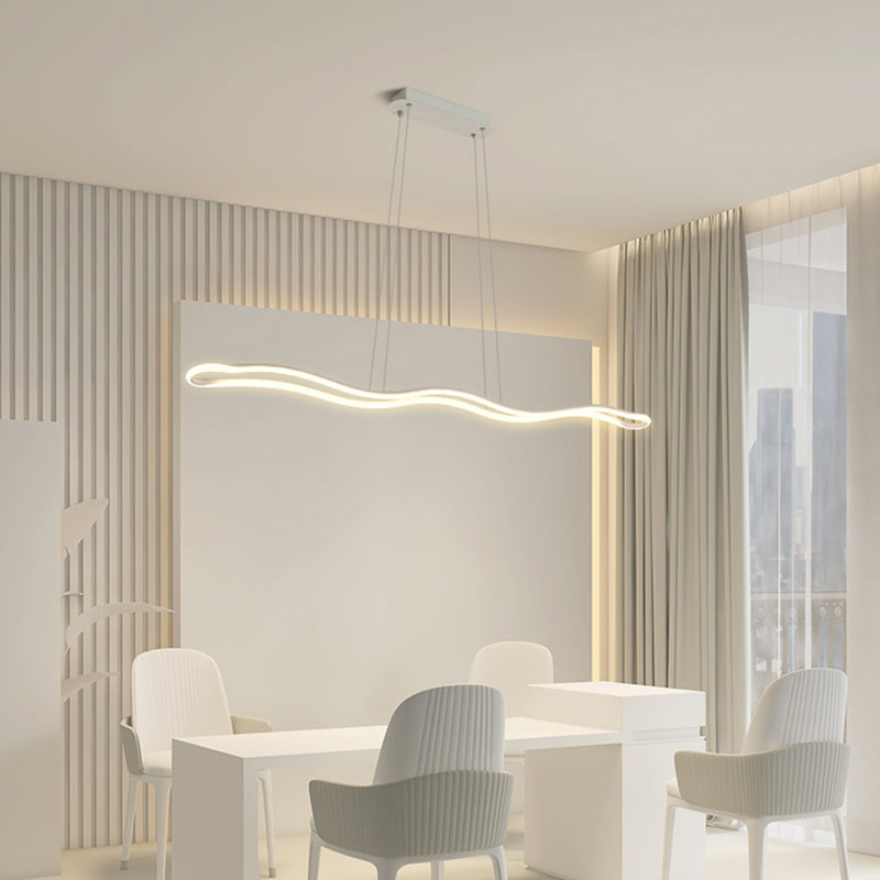 Nordische moderne LED hängende licht schmiedeeiserne Anhängerleuchte für Esszimmer