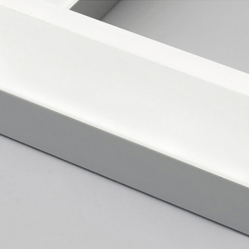 Nordic Modern Hanging Light Office LED Simple Rectangle Pendant Light Fixture