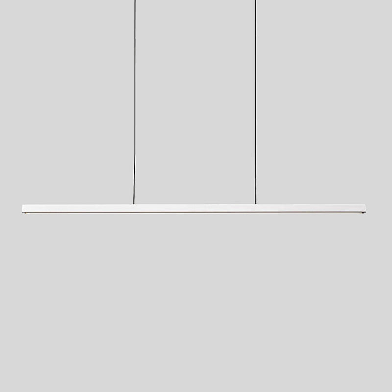 Noordse moderne hangende lichte eetkamer led eenvoudige rechthoek hangsellamp