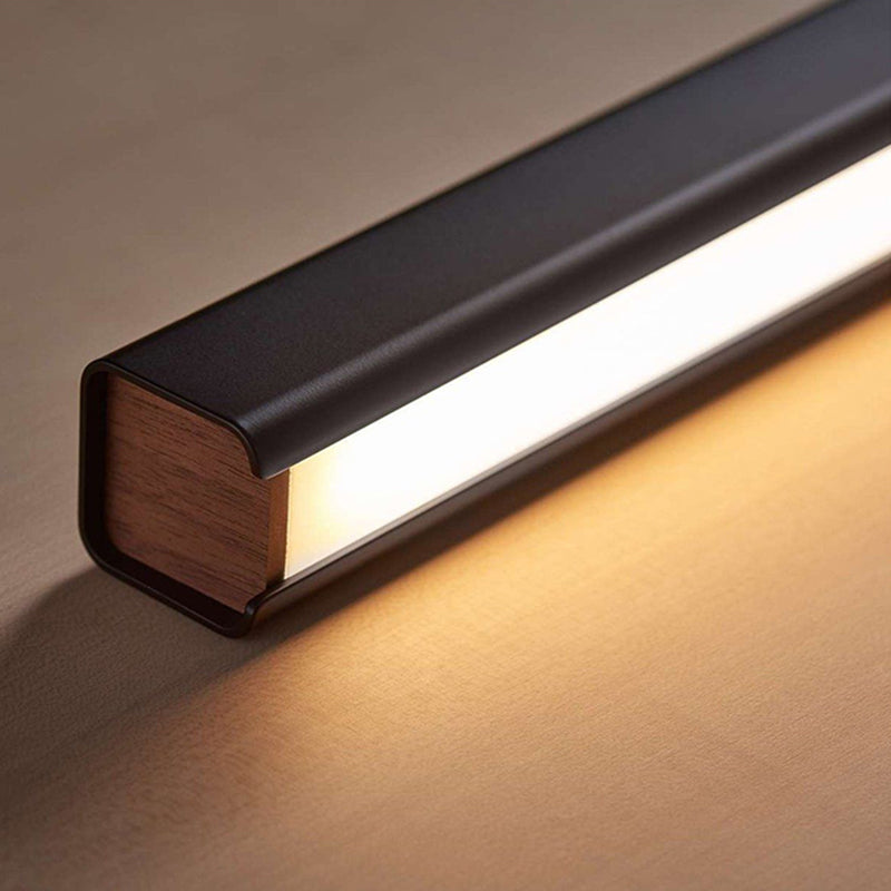 Noordse moderne hangende lichte eetkamer led eenvoudige rechthoek hangsellamp