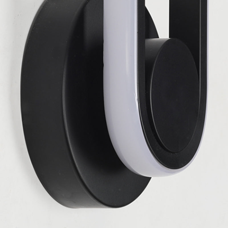 Contemporáneo de letrero de pared de pared simple de pared LED montada en la pared para la pared para la cama