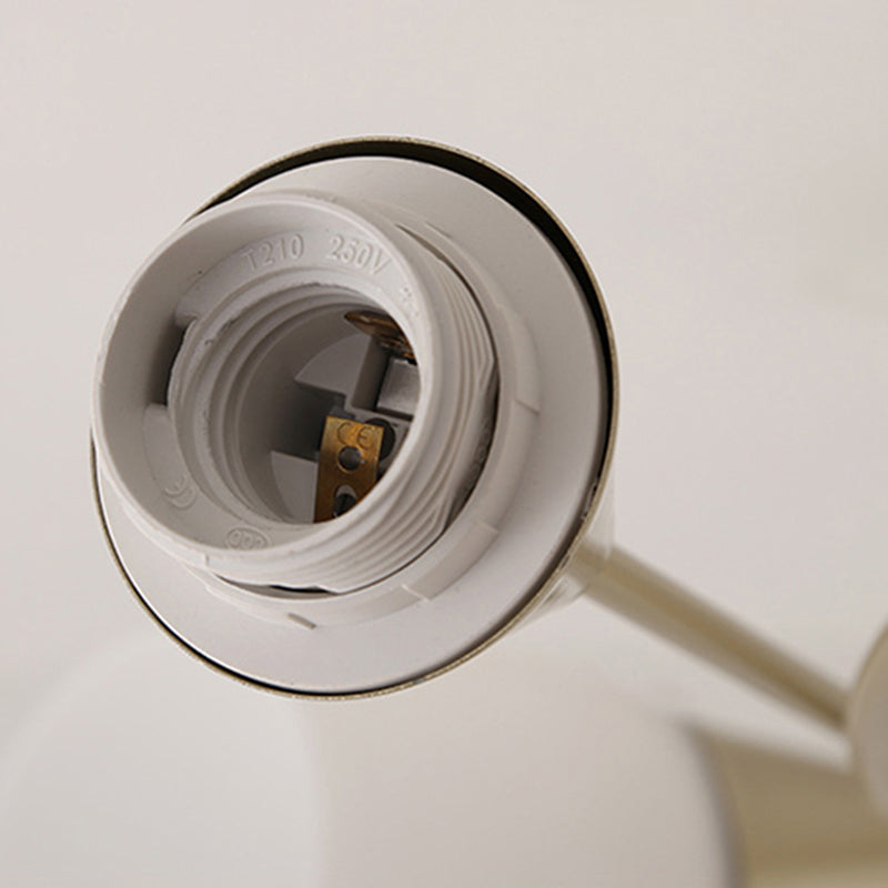 Witte glazen inbouwlamp Moderne stijl Eenvoud Slaapkamerplafondlamp