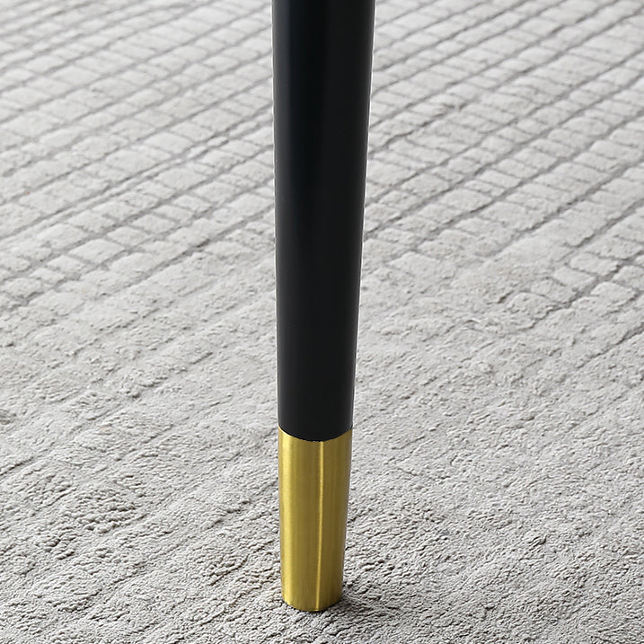 Industrial Sintered Stone Standard Esstisch Square Form Küche Esstisch mit 4 Beinen Basis