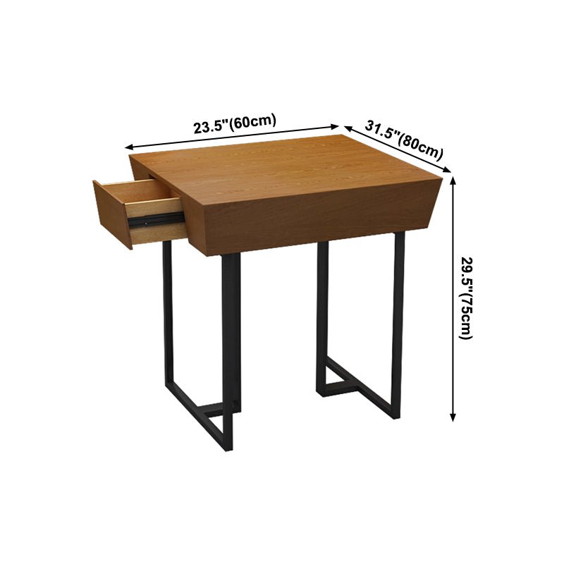 Industrial Style Dining Site Table Solid Wood Dining Room Furniture for Home