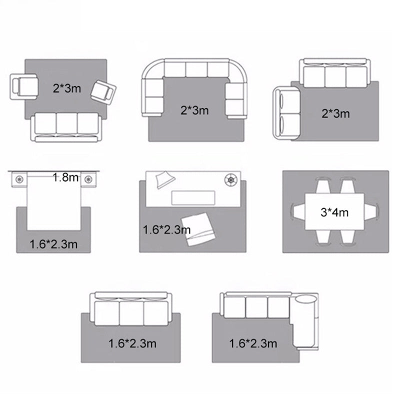 Modern bloempatroon Tapijten Polyester binnen Tapijt Non-slip achtergrondgebied Tapijt voor woonkamer
