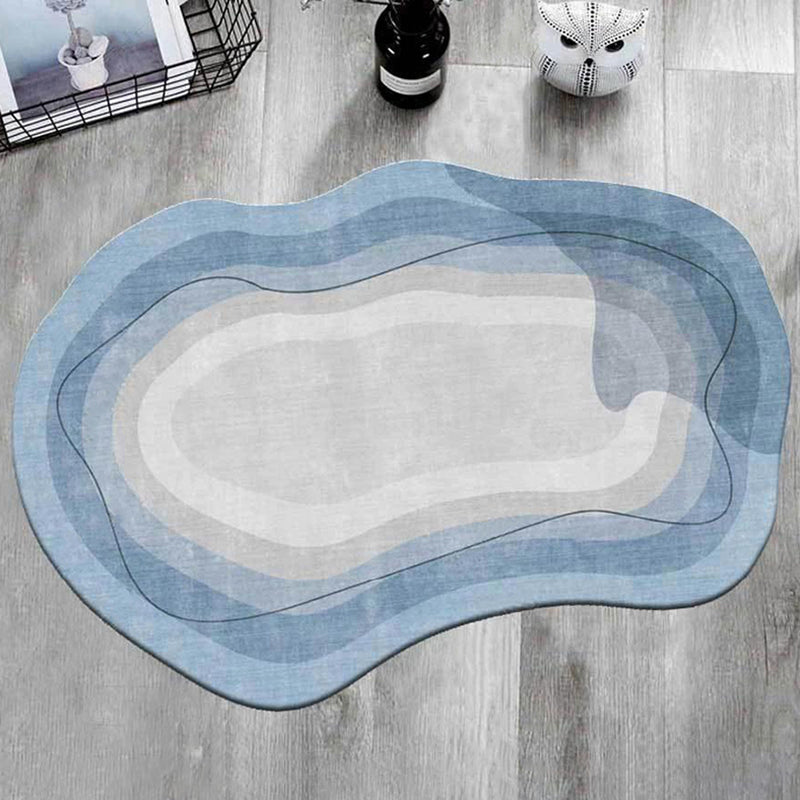 Trendy Novelty Shape Rug Funky Polyester Rug Stain Resistant Carpet for Home Decor