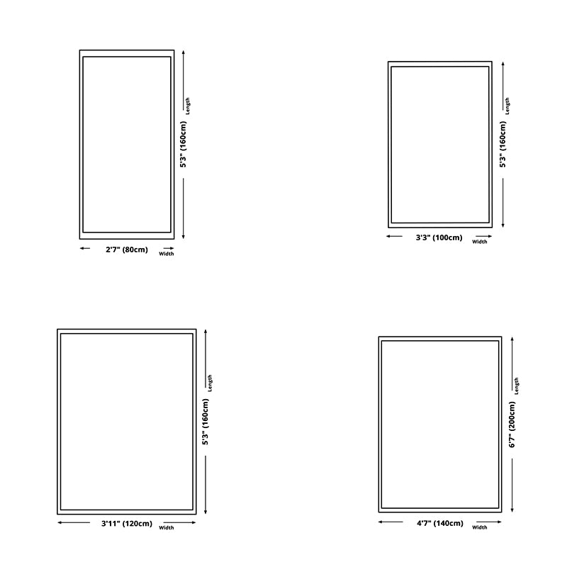 Boheemse geometrische print tapijt Polyester Binnen tapijt vlekbestendig vloerkleed voor woonkamer