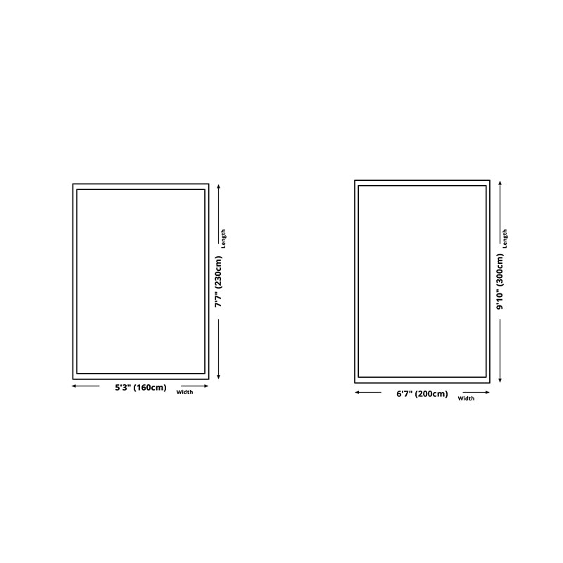 Boheemse geometrische print tapijt Polyester Binnen tapijt vlekbestendig vloerkleed voor woonkamer