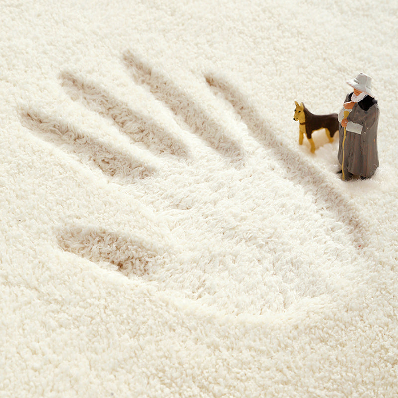 Green Modern Carpet Acrylic Oranges Area Carpet Washable Carpet for Bedroom