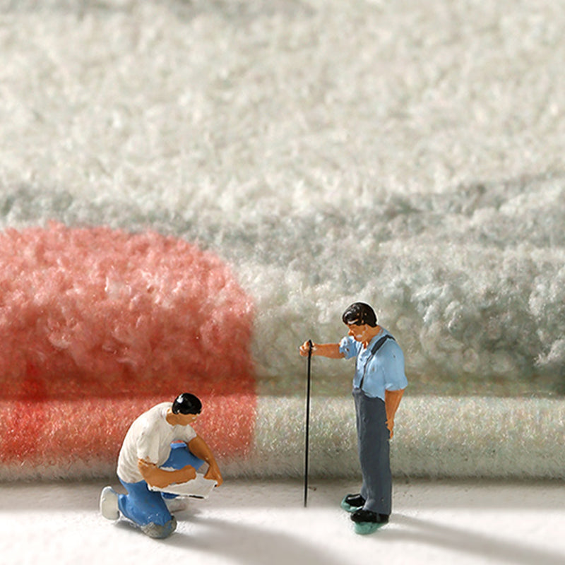 Groen Modern Rug Tapsel Blending Plant Tapijt Non-slip achterste Tapijt voor woonkamer