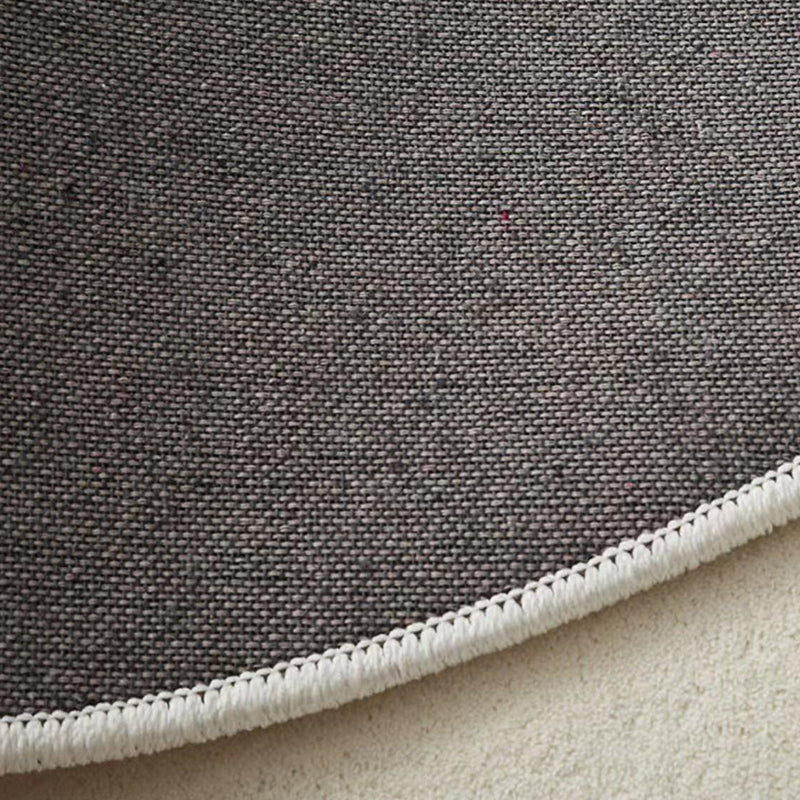 Funky Novelty Shape Rug Trendy Contrast Panel Polyester Rug Anti-Slip Carpet for Home Decor