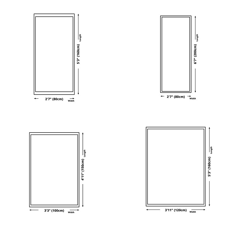 Zwart eenvoudig tapijt polyester abstract patroon tapijt wasbaar tapijt voor woonkamer