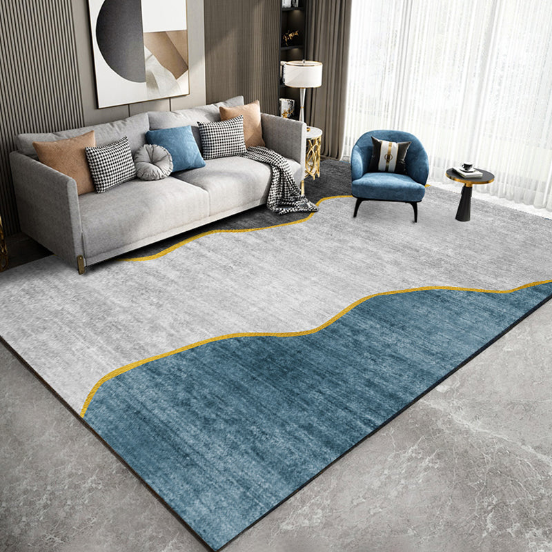 Minimalistisch binnenkleed Prachtig wasbaar Wasbaar Rug Polyester Stain Resistant Area Tapijt voor woonkamer