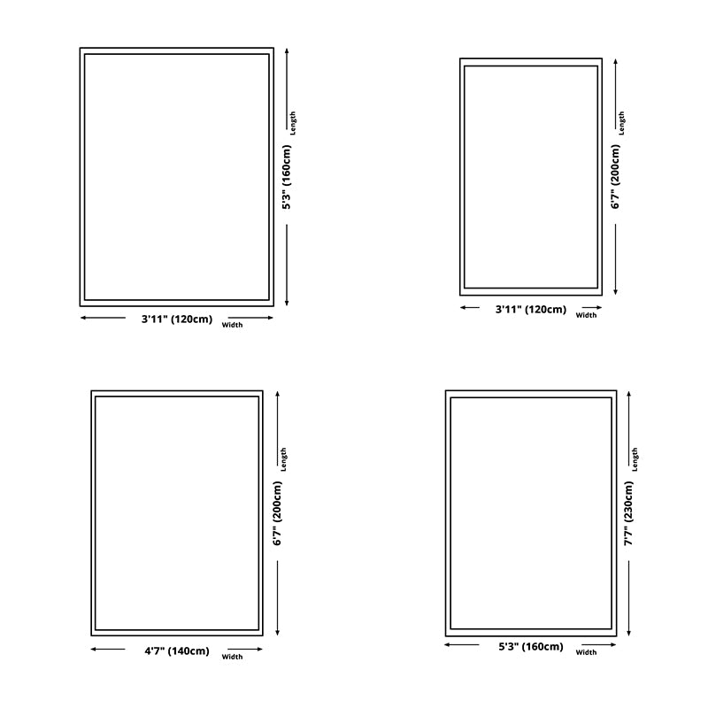 Bruin modern tapijt polyester grafisch tapijt wasbaar tapijt voor woonkamer