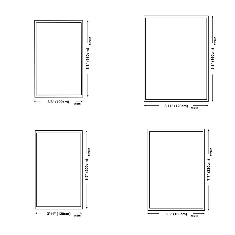 Navy Abstract Pattern Carpet PVC Modern Carpet Washable Carpet for Home Decor