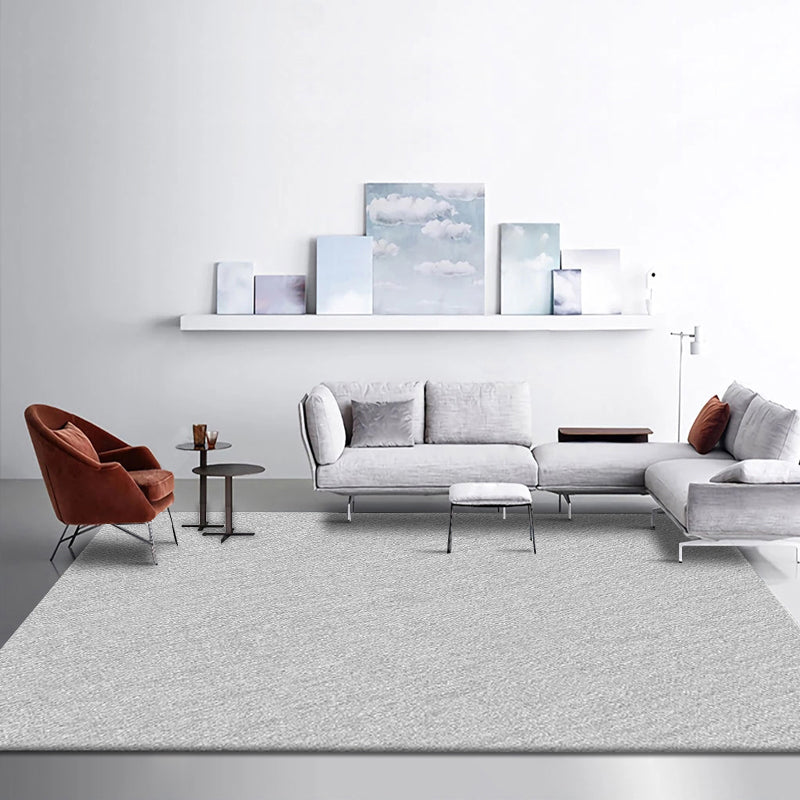 Grijs modern tapijtblending abstract grafisch vloerkleed wasbaar binnenvleed voor huisdecoratie