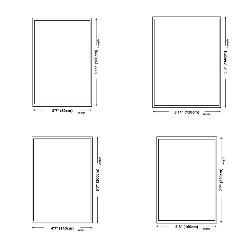 Élégant écarte de tapis vert Plant Plante Polyester Area Tapis Anti-Slip Tapis de soins faciles pour la décoration intérieure