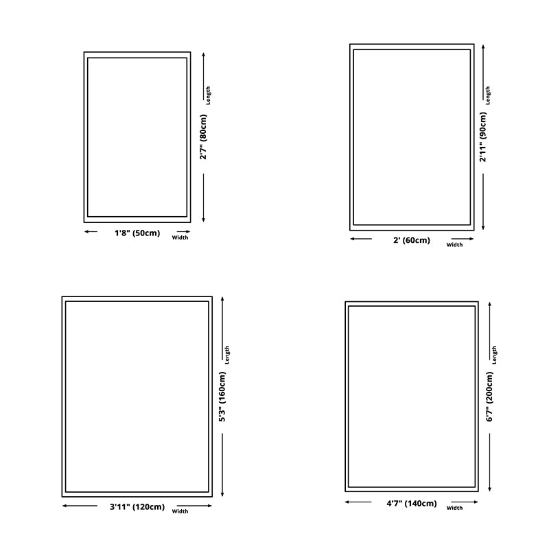 Classical Floral Printed Carpet Retro Polyester Area Rug Stain Resistant Carpet for Living Room