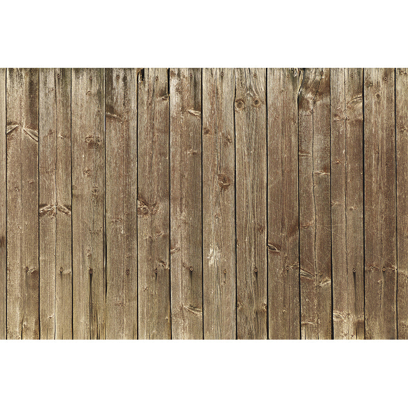 Wood Texture Wall Mural Industrial Style Home Decor Mildew Resistant Wall Art