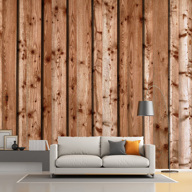 Customized Wood Texture Mural Photography Mildew Resistant for Decoration