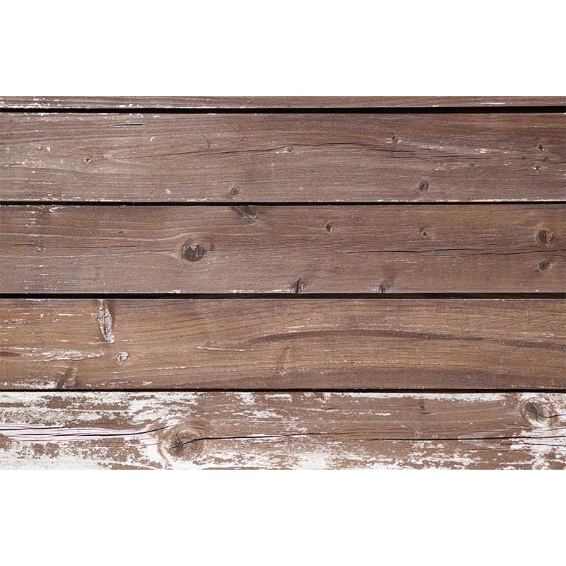 Customized Wood Texture Mural Photography Mildew Resistant for Decoration