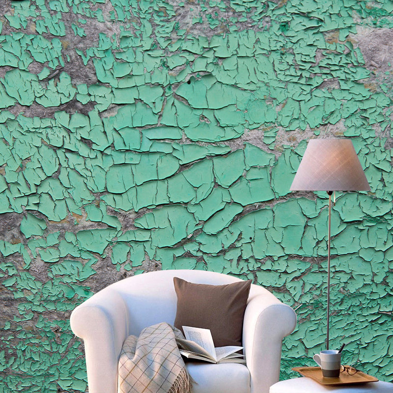 Wood Texture Wall Mural Industrial Style Wall Covering for Sitting Room Decor