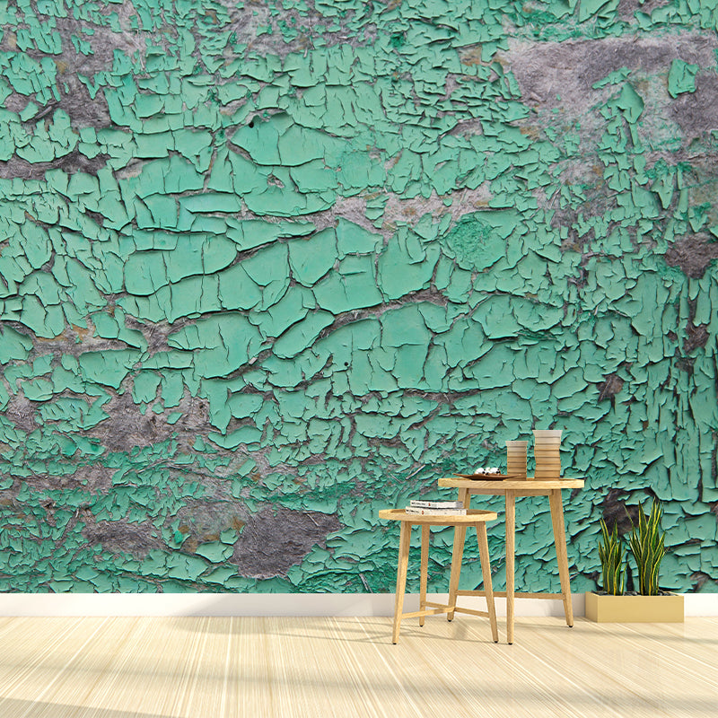 Wood Texture Wall Mural Industrial Style Wall Covering for Sitting Room Decor