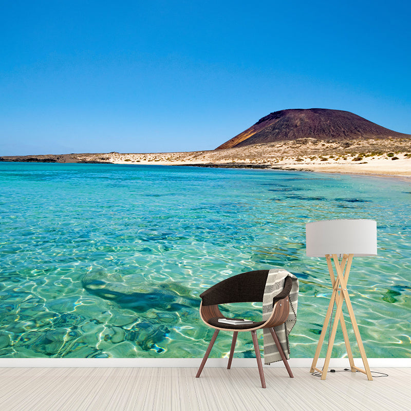 Boundless Sea Wall Mural Wallpaper Stain Resistant Wall Decor for Room