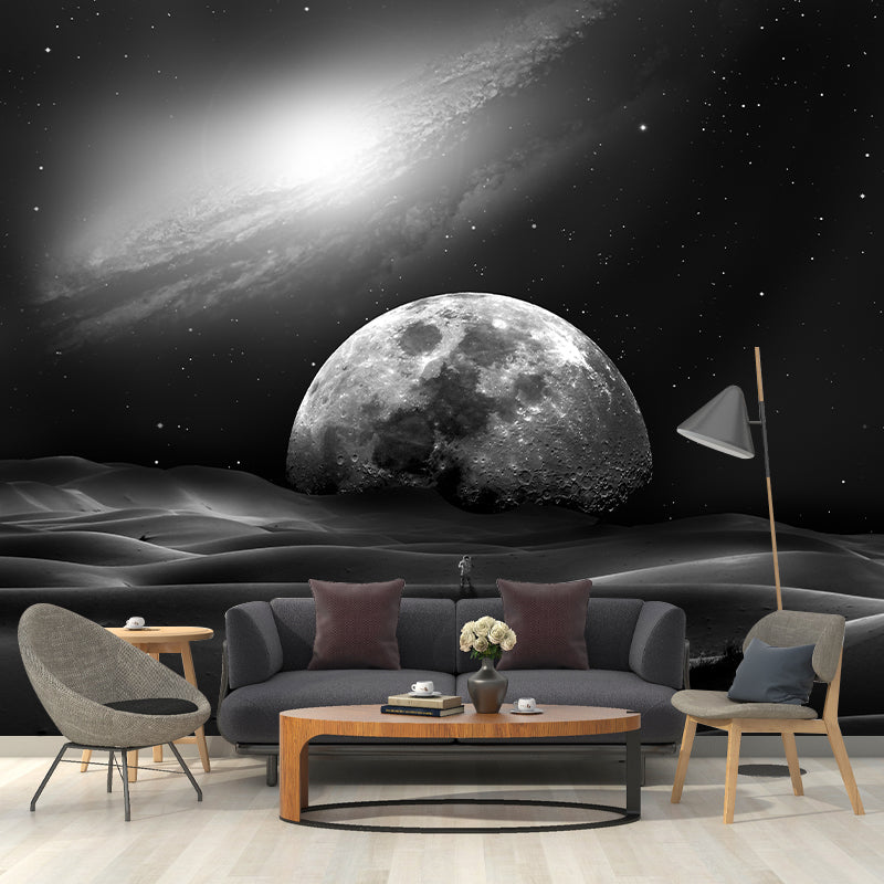 Sci-Fi Astronomy Wall Mural Wallpaper Stain Resistant Wall Decor for Sleeping Room